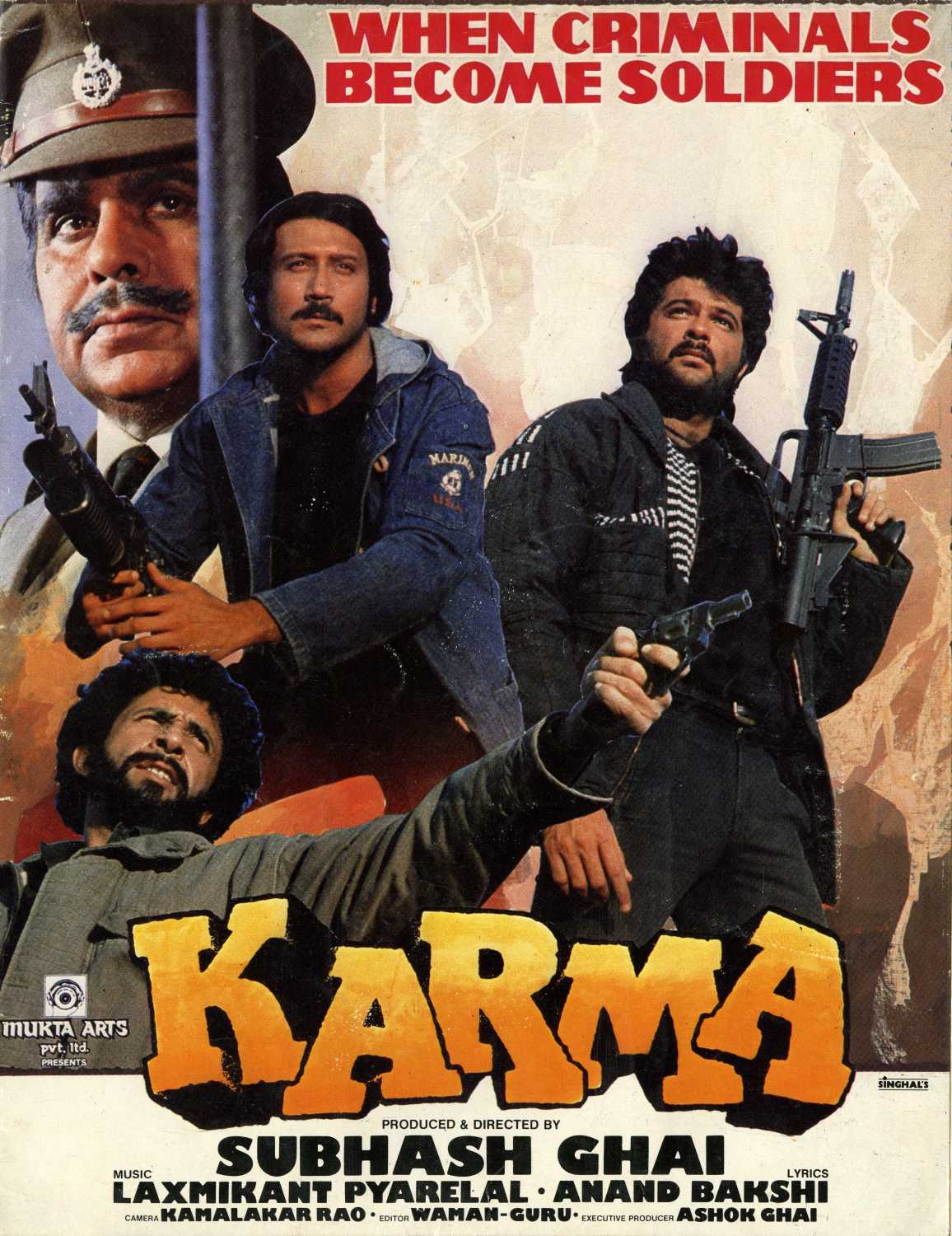 Karma (1986) Review, Star Cast, News, Photos Cinestaan
